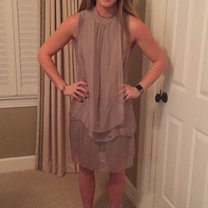 Medium brown cocktail dress